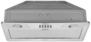 Витяжка ARDESTO вбудована, 52см, 450м3ч, метал, 2х1Вт LED, кнопкове, нерж