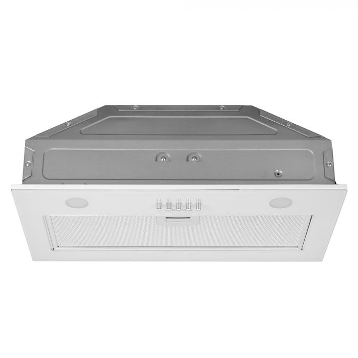 Витяжка ARDESTO вбудована, 52см, 700м3ч, скло, 2х1Вт LED, кнопкове, білий
