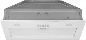 Витяжка ARDESTO вбудована, 52см, 700м3ч, скло, 2х1Вт LED, кнопкове, білий