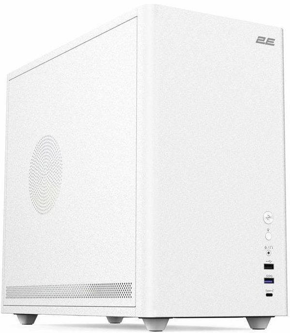 Корпус 2E Credo Metal V350W без БЖ, 1xUSB3.0, 1х USB 2.0, 1xUSB Type-C, 3x120мм, VGA 350мм, LCS ready, контролер з пультом, mATX, білий