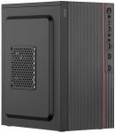 Корпус 2E TeamX TMX03 з БЖ 2E ATX500W, 2xUSB3.0, 1x80мм, VGA 220мм, mATX, чорний