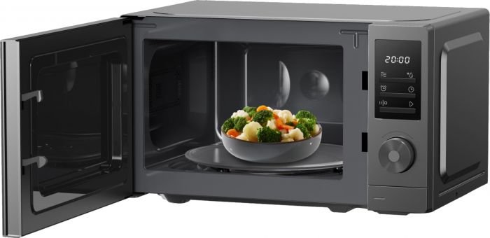 Мікрохвильова піч Gorenje, 20л, електр. керув., 700Вт, дисплей, нерж