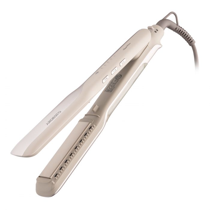 Випрямляч ARDESTO Pearl Cream, 50Вт, 140-230C, кераміка, з функцією подачі пару, бежевий