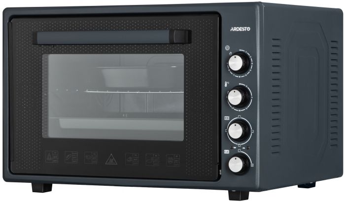 Піч електрична ARDESTO, 70л, 2000Вт, механіч., конвекція, подвійне скло, антрацит