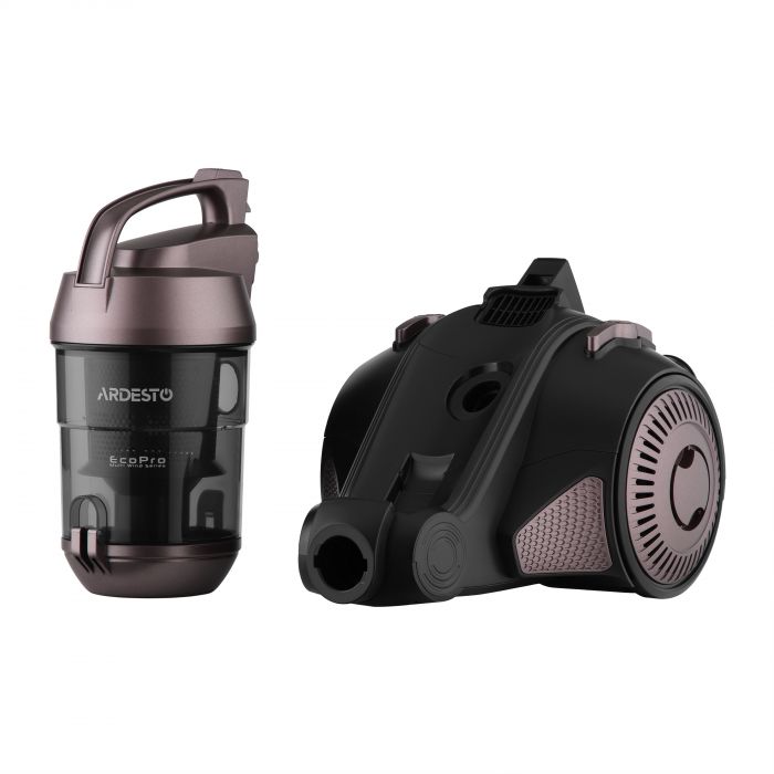 Пилосос ARDESTO контейнерний, 700Вт, конт пил -2.5л, НЕРА, чорно-бронзовий
