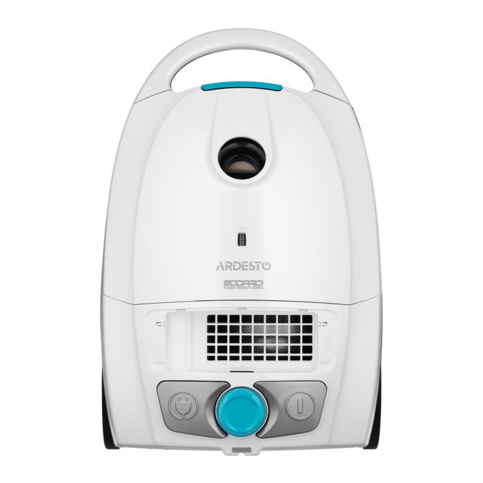 Пилосос ARDESTO мішковий, 800Вт, мішок- 3.5л, HEPA, білий