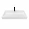 Раковина, умивальник Adamant VISION, штучний камінь, прямокут., з отвором для змішувача, без переливу, 1000х455х110мм, накладний, білий