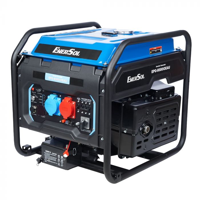 Генератор бензиновий інверторний EnerSol EPG-8000IOEAU 230/400В 7/8кВт електростартер 70кг