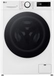 Пральна машина LG фронтальна, 10кг, 1400, A, 57см, дисплей, пара, інвертор, білий