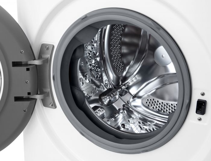 Пральна машина LG фронтальна, 10кг, 1400, A, 57см, дисплей, пара, інвертор, білий