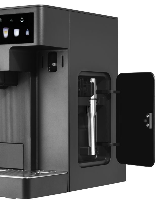 Кавоварка Catler капсульна Renzo 1.6л, капсули, мелена кава, сенсорне керування, автоматичний капучинатор, сірий