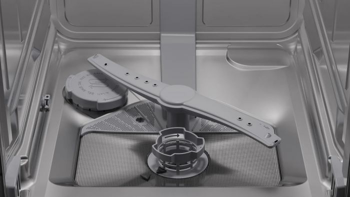 Посудомийна машина Bosch вбудована, 10компл., D, 45см, дисплей, 3й кошик, білий