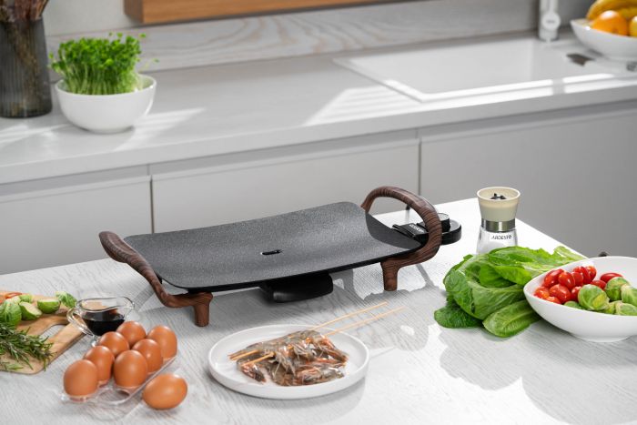 Гриль ARDESTO барбекю, 1500Вт, темп. режимів, метал, чорний