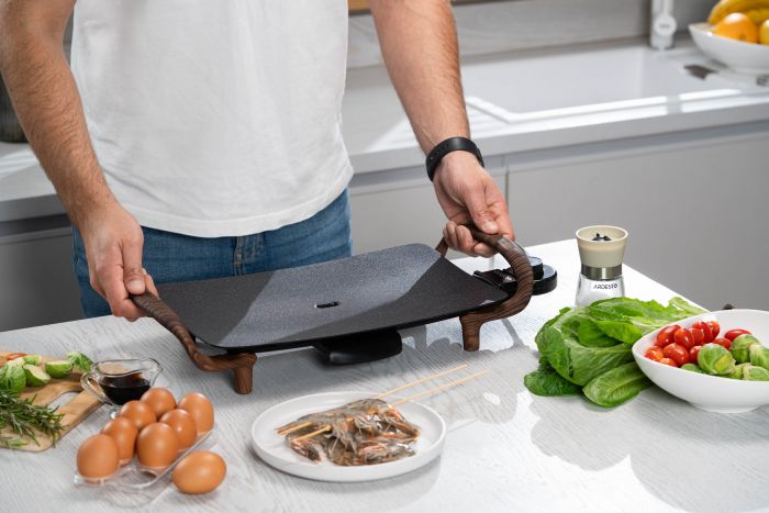 Гриль ARDESTO барбекю, 1500Вт, темп. режимів, метал, чорний