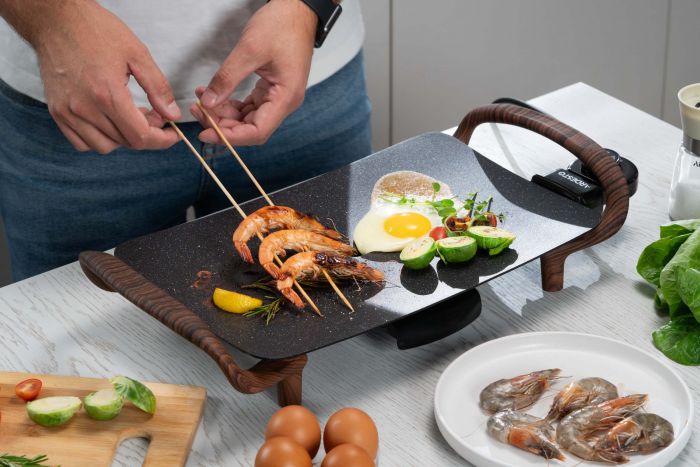 Гриль ARDESTO барбекю, 1500Вт, темп. режимів, метал, чорний