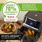 Мультипіч Tefal Easy Fry Silence XXL, 1800Вт, чаша-7л, сенсорне керув., 10 програм, з віконцем, пластик, чорний