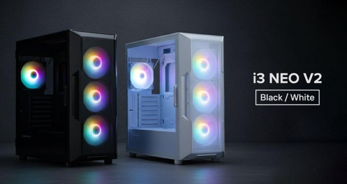 Корпус Zalman I3 Neo V2 без БЖ 2xUSB3.0, 1x Type C, 4x120мм RGB, VGA 400мм, LCS ready, TG Side Panel, ATX, білий