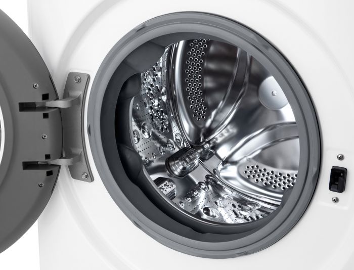 Пральна машина LG фронтальна, 8кг, 1200, A, 48см, дисплей, пара, інвертор, білий
