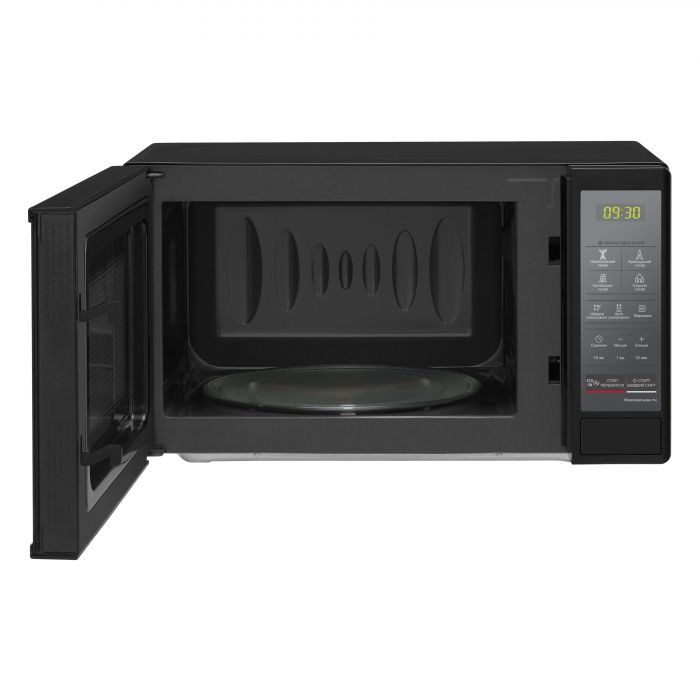 Мікрохвильова піч LG, 20л, електрон. керування, 700Вт, дисплей, чорний