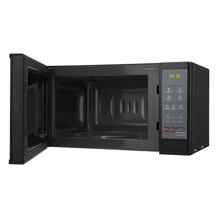 Мікрохвильова піч LG, 20л, електрон. керування, 700Вт, дисплей, чорний