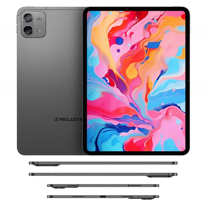 Планшет Teclast ArtPad Air 11" 8ГБ, 128ГБ, LTE, 8000мА•год, Android, сірий