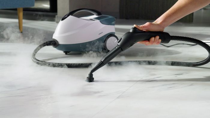 Пароочисник ARDESTO, 2000Вт, 1500мл, 4Бар, білий+ синій