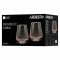 Набір склянок низьких ARDESTO Black Mars Altair 420мл, 2шт, скло, золотистий