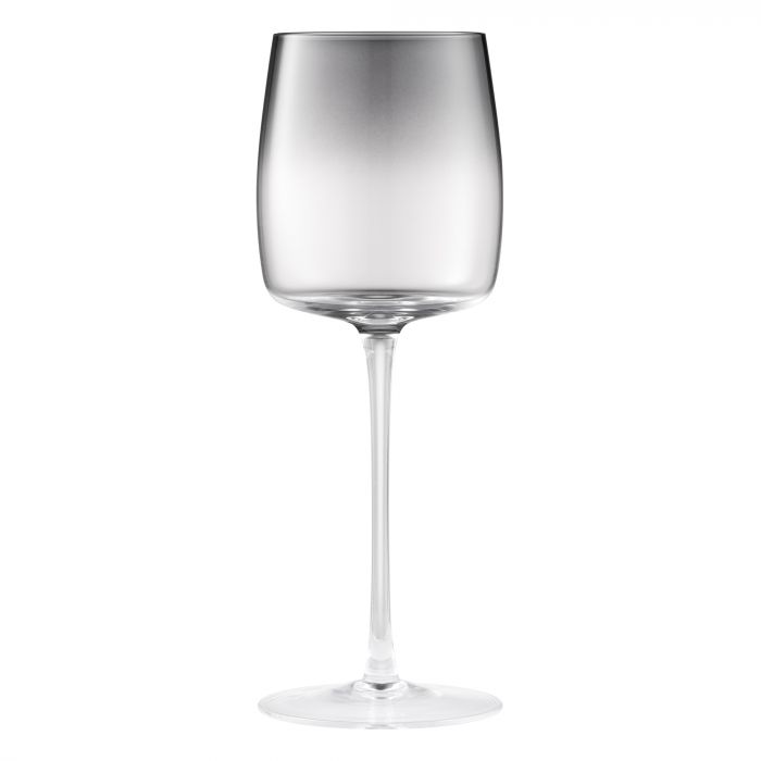 Набір келихів для вина ARDESTO Black Mars Mira 410мл, 2шт, скло, сірий