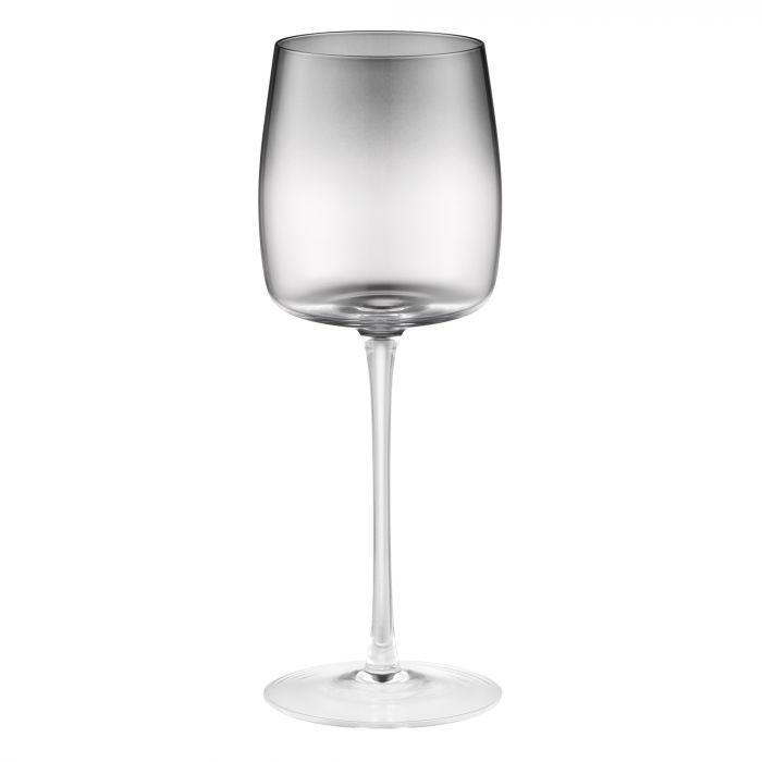 Набір келихів для вина ARDESTO Black Mars Mira 410мл, 2шт, скло, сірий