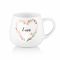 Чашка ARDESTO Love, 390мл, порцеляна, багатокольоровий