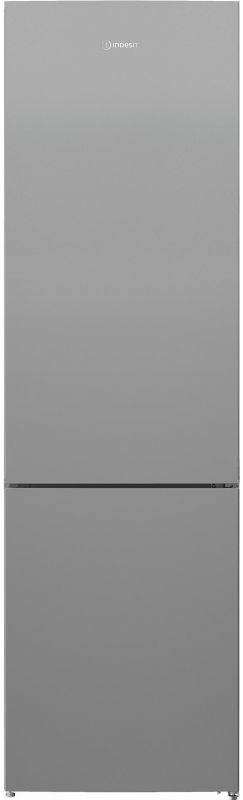 Холодильник Indesit з нижн. мороз., 202.5x60х67, холод.відд.-266л, мороз.відд.-120л, 2дв., А++, ST, сріблястий