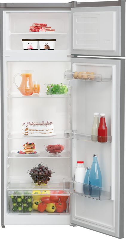 Холодильник Indesit з верхн. мороз., 160.6x54х57.4, холод.відд.-204л, мороз.відд.-46л, 2дв., А++, ST, сріблястий