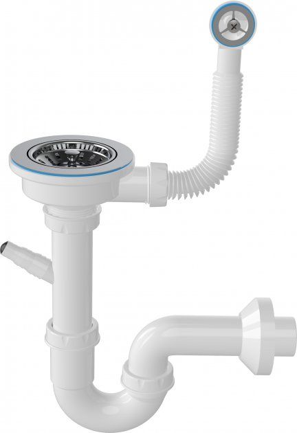 Набір кухонний Adamant Horizon Medium, штучний камінь, прямокут., з крилом, 700х500х230мм, чаша - 1, врізна, Old stone + змішувач та дозатор