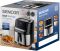 Мультипіч Sencor Vita Fryer, 1600Вт, чаша-6,5л, сенсорне керув., 10 програм, пластик, нерж. сталь-чорний