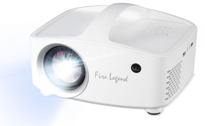 Проєктор AOpen QF13s FHD, 350 lm, LED, 1.37, WiFi, сірий, Whale TV