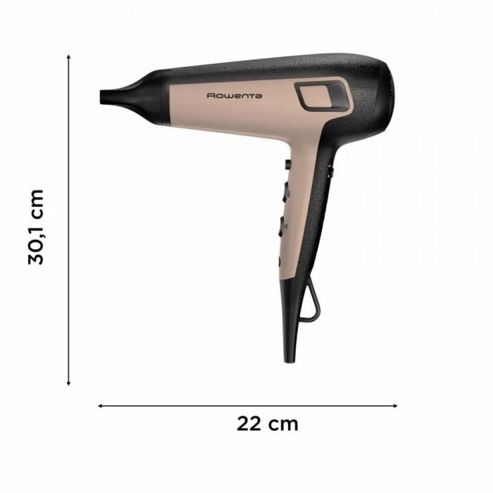Фен Rowenta Renew, 2100Вт, 3 режими, дифузор, іоніз-я, хол. обдув, коричнево-чорний