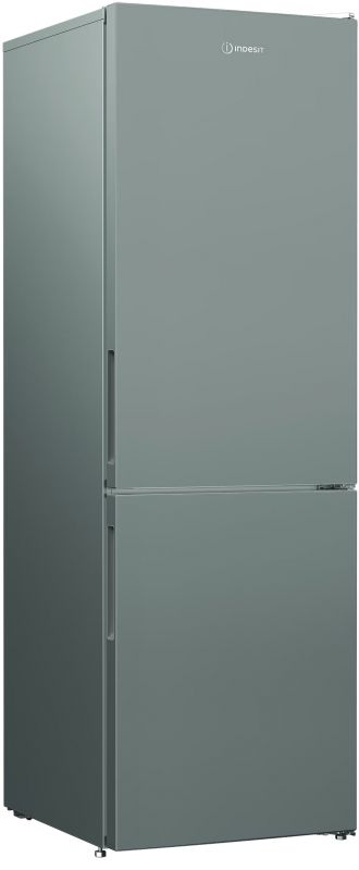 Холодильник Indesit з нижн. мороз., 185x60х67, холод.відд.-223л, мороз.відд.-120л, 2дв., А++, ST, сріблястий