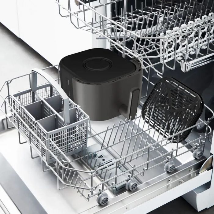 Мультипіч Tefal Easy Fry Infrared, 1850Вт, чаша-7л, сенсорне керув., 8 програм, з віконцем, пластик, чорний