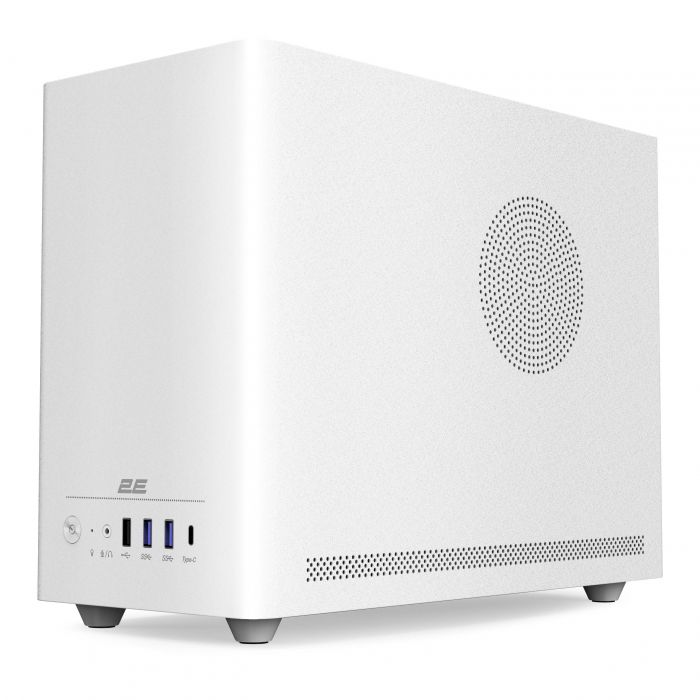 Корпус 2E Credo Metal V300W без БЖ, 2xUSB3.0, 1х USB 2.0, 1xUSB Type-C, 1x90мм, VGA 310мм, mATX, білий