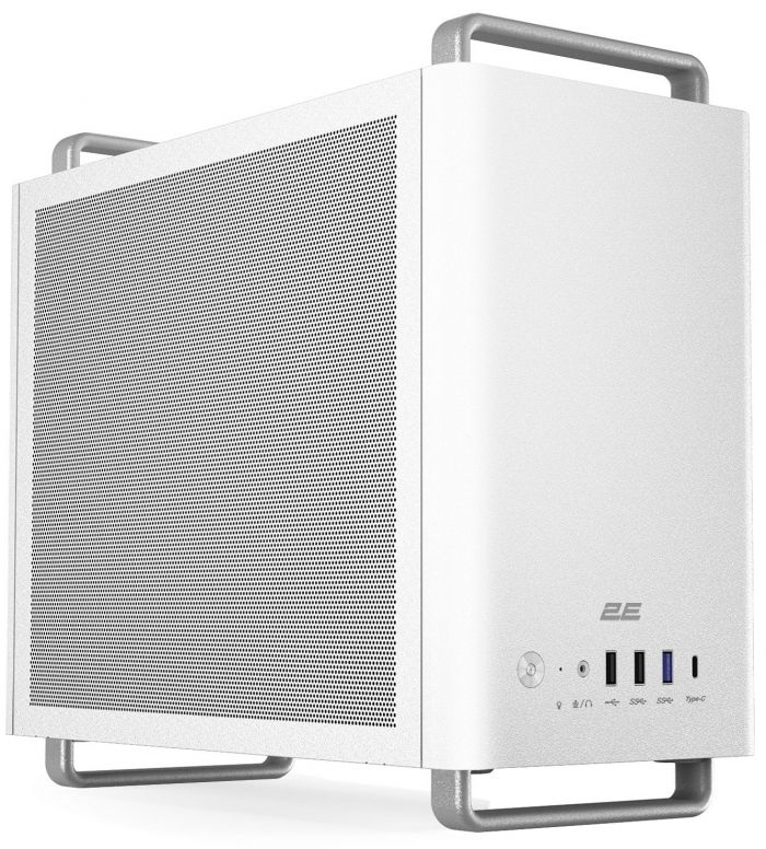 Корпус 2E Credo Mesh V300W-MH без БЖ, 2xUSB3.0, 1х USB 2.0, 1xUSB Type-C, 1x90мм, VGA 310мм, mATX, білий