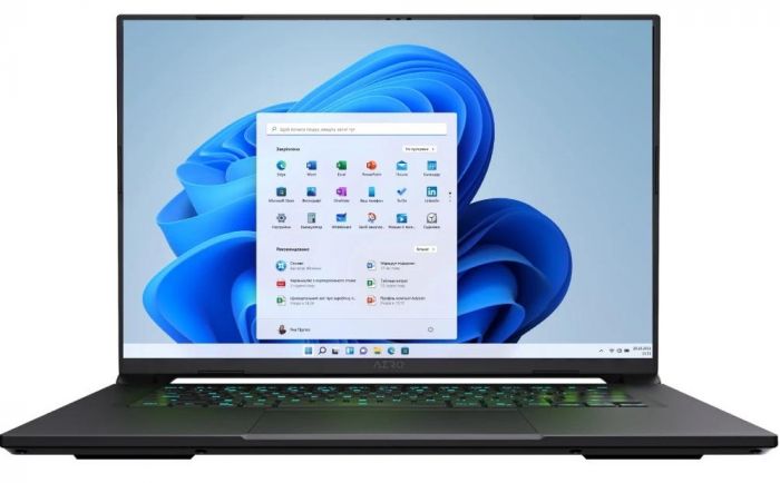 Ноутбук AERO X16 16.0 QHD+, AMD Al 7 350, 16GB, F1TB, NVD5060-8, W11, чорний