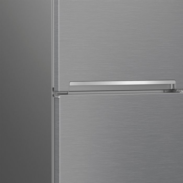 Холодильник Beko з нижн. мороз., 186x60x67, xолод.відд.-215л, мороз.відд.-109л, 2дв., E, NF, нержавіюча сталь