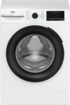 Пральна машина Beko фронтальна, 8кг, 1400, A, 55см, дисплей, інвертор, пара, білий