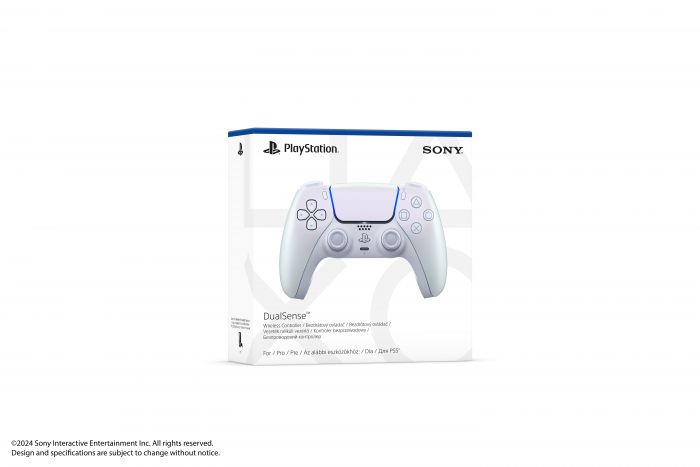 Геймпад PlayStation 5 Dualsense BT, Chrome Pearl