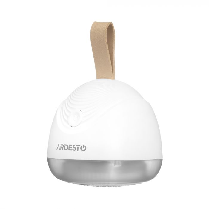 Машинка для видалення катишків ARDESTO, 7200 обертів на хв, велика площа лез, 90 хв. роботи на одному заряді, підсвітка, USB-C > USB-A, білий