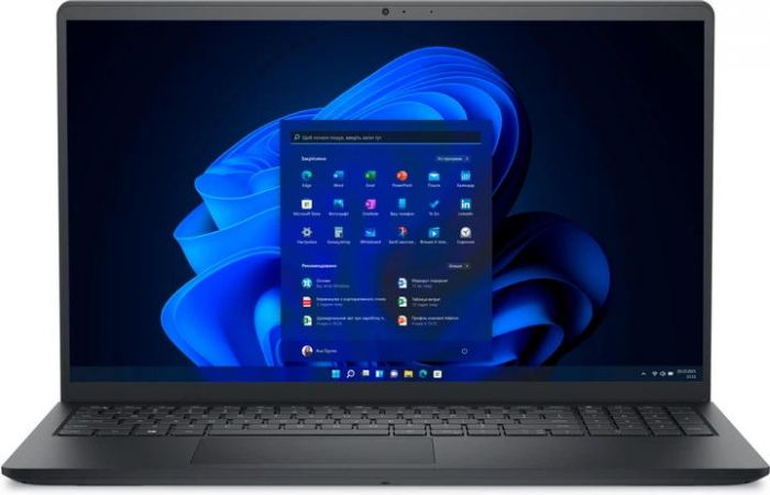 Ноутбук Dell Pro 15 Essential 15.6" FHD AG, AMD R5-7520U, 8GB, F512GB, UMA, Win11, чорний