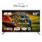 Телевізор 65" 2E QLED 4K 60Hz Smart Google TV Black