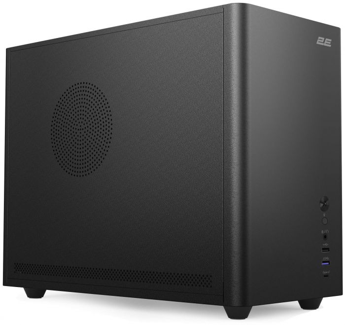 Корпус 2E Credo Metal V350B без БЖ, 1xUSB3.0, 1х USB 2.0, 1xUSB Type-C, 3x120мм, VGA 350мм, LCS ready, mATX, чорний