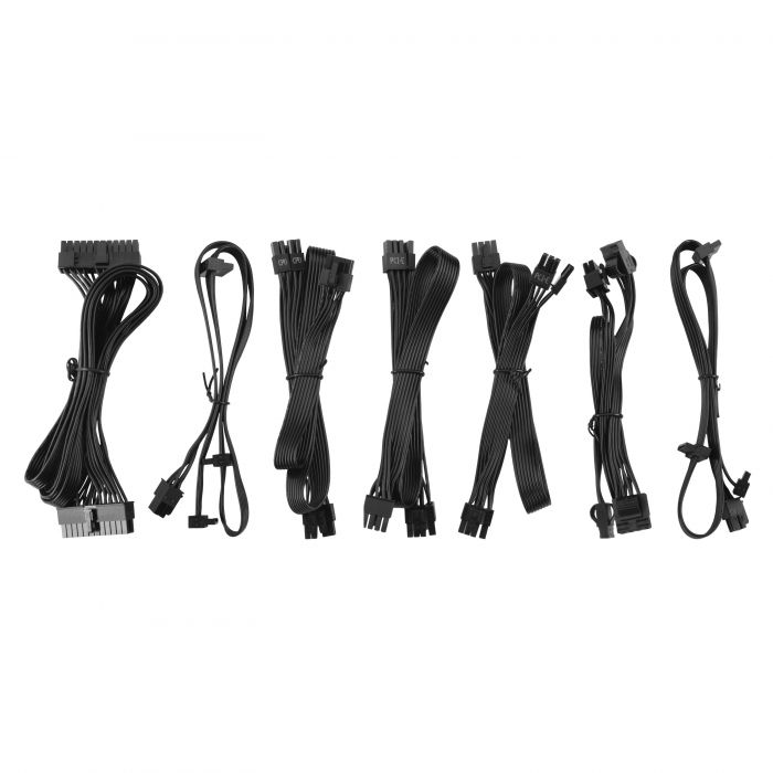 Блок живлення 2E GAMING Extra Power Pro ATX3.1 GEN5.0  (1000W), >90%, 80+ Gold, 140мм, 1xMB 24pin(20+4), 2xCPU 8pin(4+4), 3xMolex, 6xSATA, 4xPCIe 8pin(6+2), 1xPCIe GEN5 16pin, Full Modular