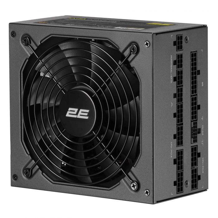 Блок живлення  2E GAMING Extra Power Pro ATX3.1 GEN5.0  (1200W), >90%, 80+ Gold, 140мм, 1xMB 24pin(20+4), 2xCPU 8pin(4+4), 3xMolex, 9xSATA, 6xPCIe 8pin(6+2), 1xPCIe GEN5 16pin, Full Modular